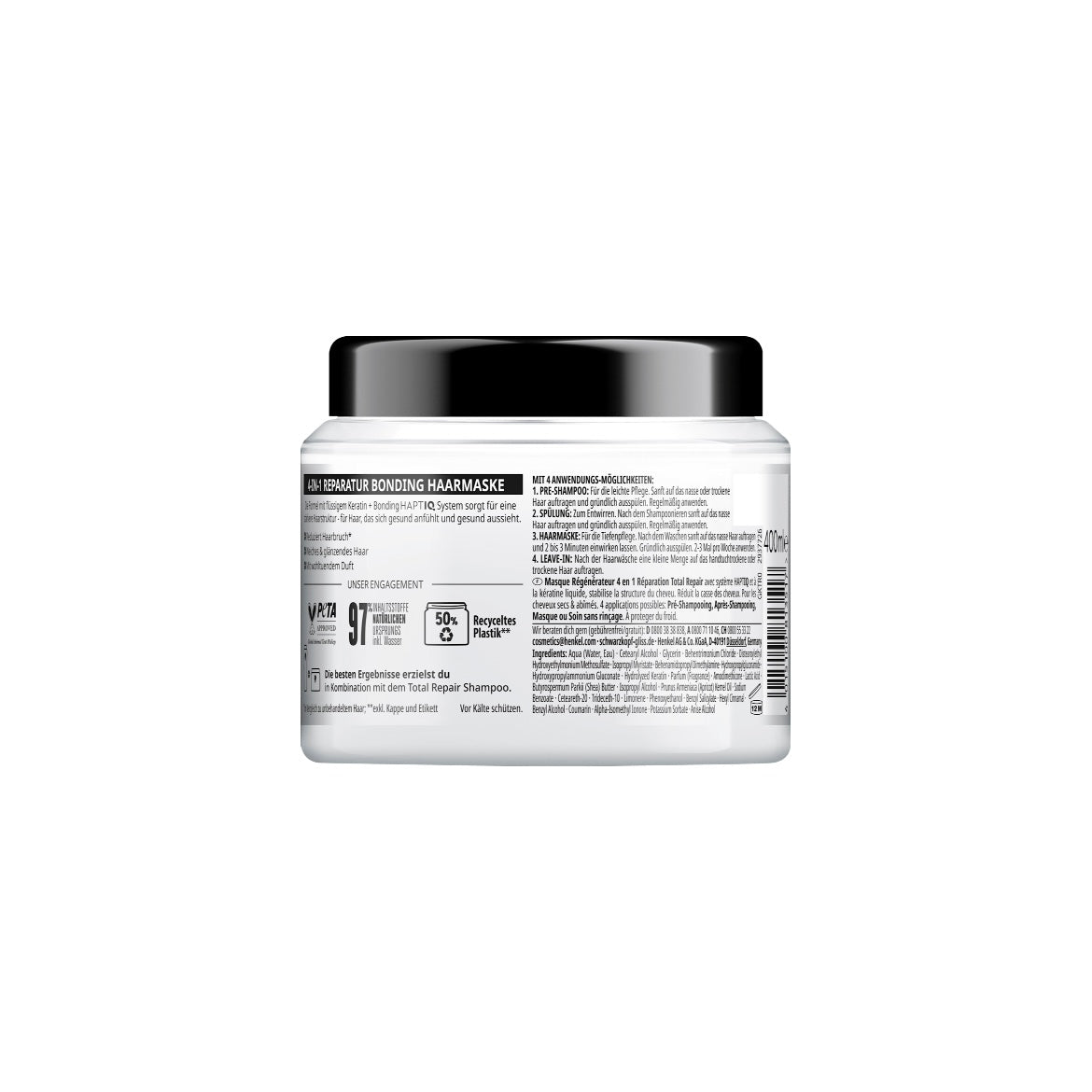 4in1 Total Repair Haarmasker – 300 ml