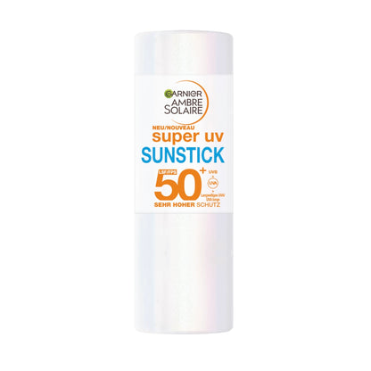 Garnier Ambre Solaire Super UV Zonnestick Gezicht & Lippen – SPF 50 – 9 ml