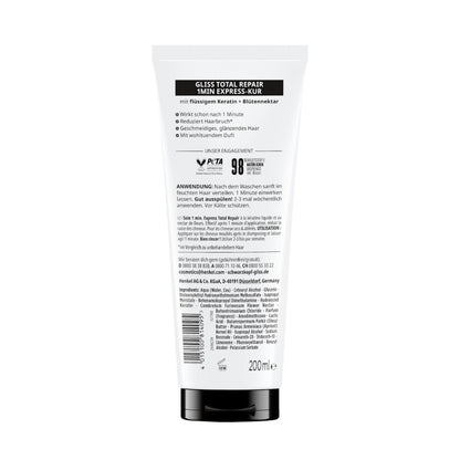 Total Repair 1-Minute Haarmasker – 200 ml