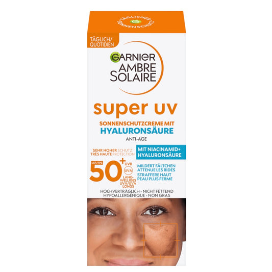 Garnier Ambre Solaire Anti-Age Super UV Crème – SPF 50+ – 50 ml