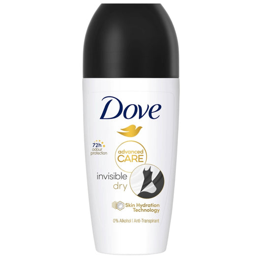 Dove Antitranspirant Roll-On Advanced Care Invisible Dry – 50 ml